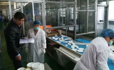 日照市食安辦對莒縣餐飲具集中消毒單位進(jìn)行市級驗(yàn)收